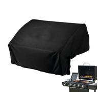 Housse pour gril encastrable Barbecue Résistant aux Intempéries en Tissu | Housse de dessus pour gril encastrable Protecteur élastique pour jardin terrasse cour patio pelouse