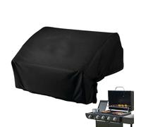 Housse pour gril encastrable Tissu Oxford 210D imperméable et résistant à | Housse De Dessus Gril BBQ Protecteur pour Ustensiles de Barbecue Jardin, Arrière-Cour, Pelouse, C