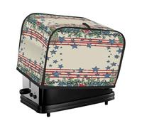 Housse pour grille-pain 4 tranches 4 juillet étoiles américaines petit appareil grille-pain housse anti-poussière cadeaux de cuisine