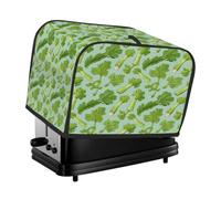 Housse pour grille-pain à 4 tranches Vert Légumes céleri Petit appareil Grille-pain Housse anti-poussière Cadeaux de cuisine