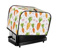 Housse pour grille-pain à carotte 2 tranches - Confortable - Avec poche - Résistante aux taches et à la poussière - Protection pour petits appareils de cuisine