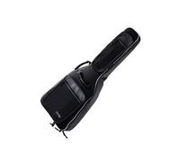 housse pour guitare acoustique de luxe rembourré avec bretelles (noir)