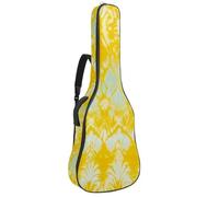 Housse pour guitare acoustique, magnifique étui pour guitare de 101,6 cm, 101,6 cm, sac de transport imperméable avec couche de protection, teinture par nœuds bleu, Multicolore #08, 42.9x16.9x4.7 in,