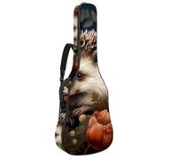 Housse pour guitare acoustique, magnifique étui pour guitares de 101,6 cm, 101,6 cm, sac de transport étanche avec couche de protection, joli hérisson, multicolore, 42.9x16.9x4.7 in, Sac pour guitare