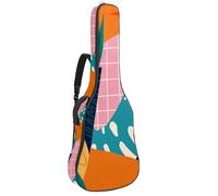 Housse pour guitare acoustique Paris Tour Eiffel France Ville bandoulière réglable 101,6 cm 104 cm 106,7 cm, Multicolore 9., 42.9x16.9x4.7 in, Organiseur de sac