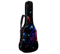 Housse pour guitare basse avec motif ciel galaxie esthétique, housse pour guitare électrique de 101,6 à 104,1 cm, housse imperméable en tissu Oxford pour guitare électrique acoustique classique,