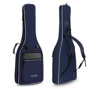 Rocktile housse pour guitare classique - rembourré avec bretelles (bleu)