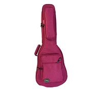 Housse pour guitare classique ou flamande - Rembourrage 20 mm, cibeles - Mousse haute densité - Taille 4/4, rouge, 4/4, Trousse de guitare