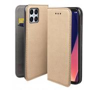 Housse Pour Honor 200 Smart 5g / Honor X7c - Etui Coque Pochette Portefeuille + Film Ecran - Or Magnet