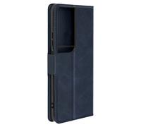 Housse pour Honor 90 Smart Porte-carte et Support Languette Aimantée Bleu nuit