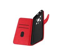 Housse pour Honor Magic4 Pro Clapet Portefeuille Fonction Support Vidéo Rouge