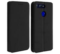 Housse pour Honor View 20 Étui Folio Portefeuille Fonction Support Noir