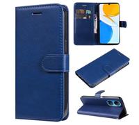 Housse pour Honor X7 6.74"" Rabat-Clapet Cuir Portefeuille Livre Emplacement Carte Fermeture Flip Etui bleu JAEQA