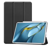 Lobwerk Étui de protection pour Huawei MatePad Pro MRR-W29 2021 10,8" Smart Cover avec fonction support et fonction veille automatique Noir
