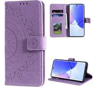 Housse pour Huawei Nova 9 / Honor 50 Housse téléphone portable Flip Case Cover Etui Mandala Lila
