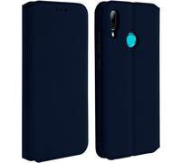 Housse Huawei P Smart 2019 / Honor 10 Lite Étui Folio Porte-carte Support - Bleu