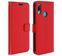 Housse pour Huawei P Smart 2019 / Honor 10 Lite Étui Porte-carte Support Vouge Rouge