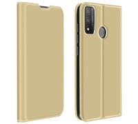 Housse pour Huawei P smart 2020 Porte-carte Fonction Support Vidéo Dorée