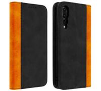 Housse pour Huawei P20 Pro Étui Folio Rangement carte Fonction support Noir
