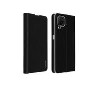 Housse pour Huawei P40 Lite Étui Intégral Portecarte Support Vidéo Effet Carbone Noir