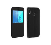 Housse pour Huawei Y9 2019 Étui à Clapet Fenêtre Coque pour Ultra-fin Noir