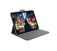 Housse pour iPad - Logitech - Slim Folio - QWERTY Espagnol - Bluetooth - Gris