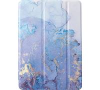 Housse pour iPad mini 1/2/3 Ultra Slim Housse de protection avec Auto Wake / Sleep, Blue Marble (A1432 A1454 A1455 A1489 A1490 A1491 A1599 A1600 A1601)