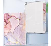 Housse pour iPad Pro 10.5 / iPad Air 3 Housse de protection ultra fine avec Auto Wake / Sleep, Rose Marble (A1701 A1709 A1852)