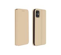 Housse pour iPhone 11 Étui Folio Portefeuille Fonction Support Dorée