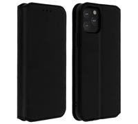Housse pour iPhone 11 Pro Max Étui Folio Portefeuille Fonction Support Noir