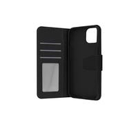 Housse Pour iPhone 13 Mini Cuir premium Porte-carte Fonction Support vidéo noir