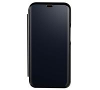 Housse pour iPhone 13 Pro Max Clapet translucide Design Miroir Support Vidéo Noir