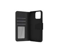 Housse iPhone 13 Pro Max Cuir premium Porte-carte Fonction support Vidéo noir