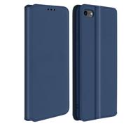 Housse pour iPhone SE 2022 / 2020 et 8 / 7 Portefeuille Fonction Support Bleu nuit