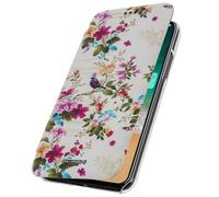 Housse pour iPhone X / XS Étui Coque Portefeuille Chant d'oiseaux Akashi Multicolore