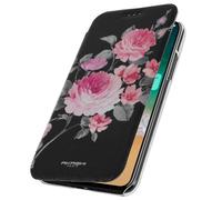 Housse pour iPhone X / XS Étui Portefeuille Fleur de Lotus Coque Transparente Akashi Multicolore