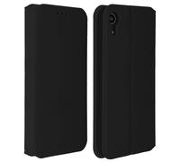 Housse pour iPhone XR Étui folio Porte-cartes Fonction support Noir