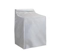 Housse Pour Lave-Linge Couvercle de lave-linge/sèche-linge 2 pièces, for Machine à chargement par le haut, étanche, résistant au soleil, adapté la plupart des du marché(Silver)