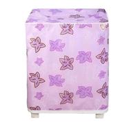 Housse Pour Lave-Linge Couvercle de Machine à laver Double cylindre, 2 pièces, couverture lavage tambour, en tissu, Semi-ouverture automatique supérieure E6f9(Pink B)