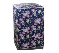 Housse pour lave-linge, Housse de Machine à laver, 2 pièces, multicolore, Double tambour, ouverture automatique, chargement par le haut, Semi-tissu(Blue a)
