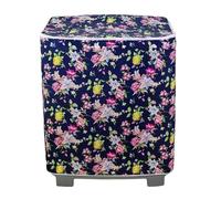 Housse pour lave-linge, Housse de Machine à laver, 2 pièces, multicolore, Double tambour, ouverture automatique, chargement par le haut, Semi-tissu(Blue B)