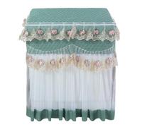 Housse pour lave-linge Housse de machine à laver style pastoral, rouleau dentelle épaississant, roue ondulée entièrement automatique, housse protection solaire(Color11,85x50x85cm)
