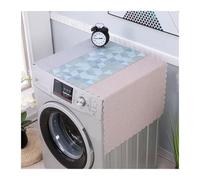 Housse pour lave-linge Housse de protection anti-poussière for Machine à laver, 2 pièces, en PVC, imperméable, tissu de protection solaire, for réfrigérateur et lave-linge Pour lave-linge(Mix color 1,