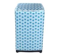 Housse Pour Lave-Linge Housse de protection for Machine à laver, 2 pièces, étui étanche, veste de protection for Machine à laver, ouverture avant sur le dessus Pour La Maison(Blue)