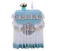 Housse pour lave-linge Housse de protection for machine à laver en dentelle, style floral, lavable, 60 x 85 cm, décoration la maison(Color5)