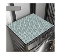 Housse pour lave-linge Housses de protection for Machine à laver, 2 pièces, étanches à l'eau et à la poussière, tapis à thé de cuisine, chambre à coucher, placard de chevet, décoration de la maison Po