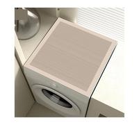 Housse pour lave-linge Tapis anti-poussière en cuir for Machine à laver, 2 pièces, tapis de réfrigérateur domestique Simple, nappe décorative de bureau, couverture de four à micro-ondes Pour lave-ling