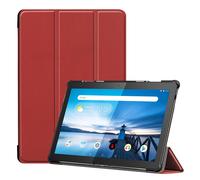 Étui de Protection Intelligent pour Lenovo Tab M10 TB-X605F 10,1" avec Fonction Support et Fonction Veille/réveil Automatique Bordeaux