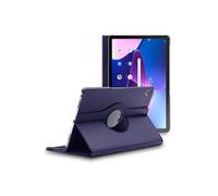 Housse pour Lenovo Tab M10 Plus 10.6 (Gen 3) Support Rotatif 360 PU Cuir, Bleu Foncé