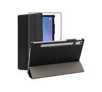Housse pour Lenovo Tab P11 Gen2 Smart Case Support Auto-veille, Noir + Film VERRE Trempé